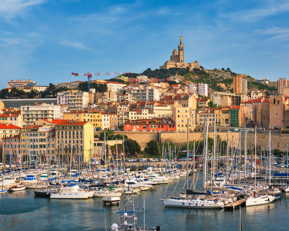 a lovely photo of Marseille, France