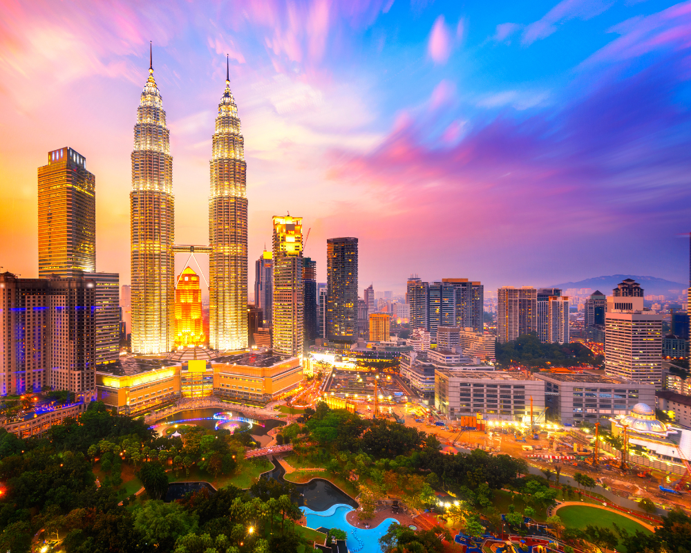A colourful picture of the Malaysian landscape